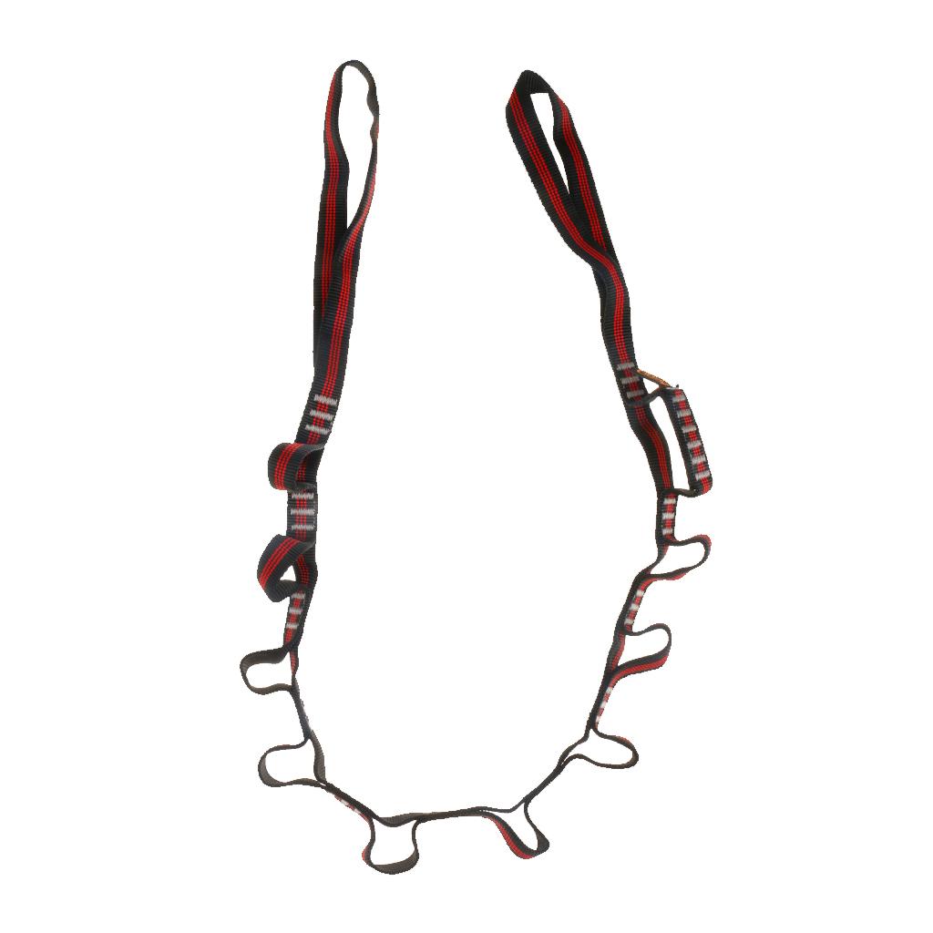 2x Safety High Strength Yoga Climbing Loop Daisy Chain Webbing Strap