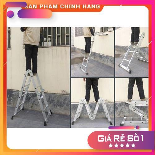 Thang nhôm gấp 4 đoạn DIY TLG-4D