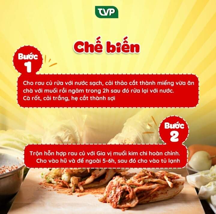 Combo 3 gói gia vị muối kim chi hoàn chỉnh Gungon chuẩn vị Hàn Quốc làm được 3kg kimchi