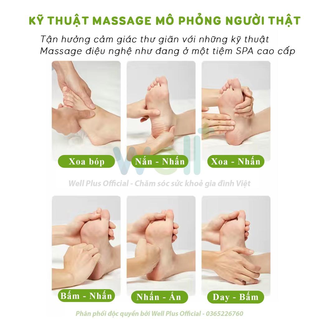 Chậu Ngâm Chân Massage AUX - Bồn Ngâm Chân Mát Xa Hồng Ngoại Tự Động Với Menu Cảm Ứng Và Remote Từ Xa