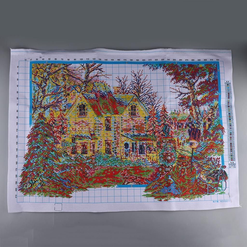 Stamped & Counted Cross Stitch Kit Embroidery Crafts Needlecraft - Winter