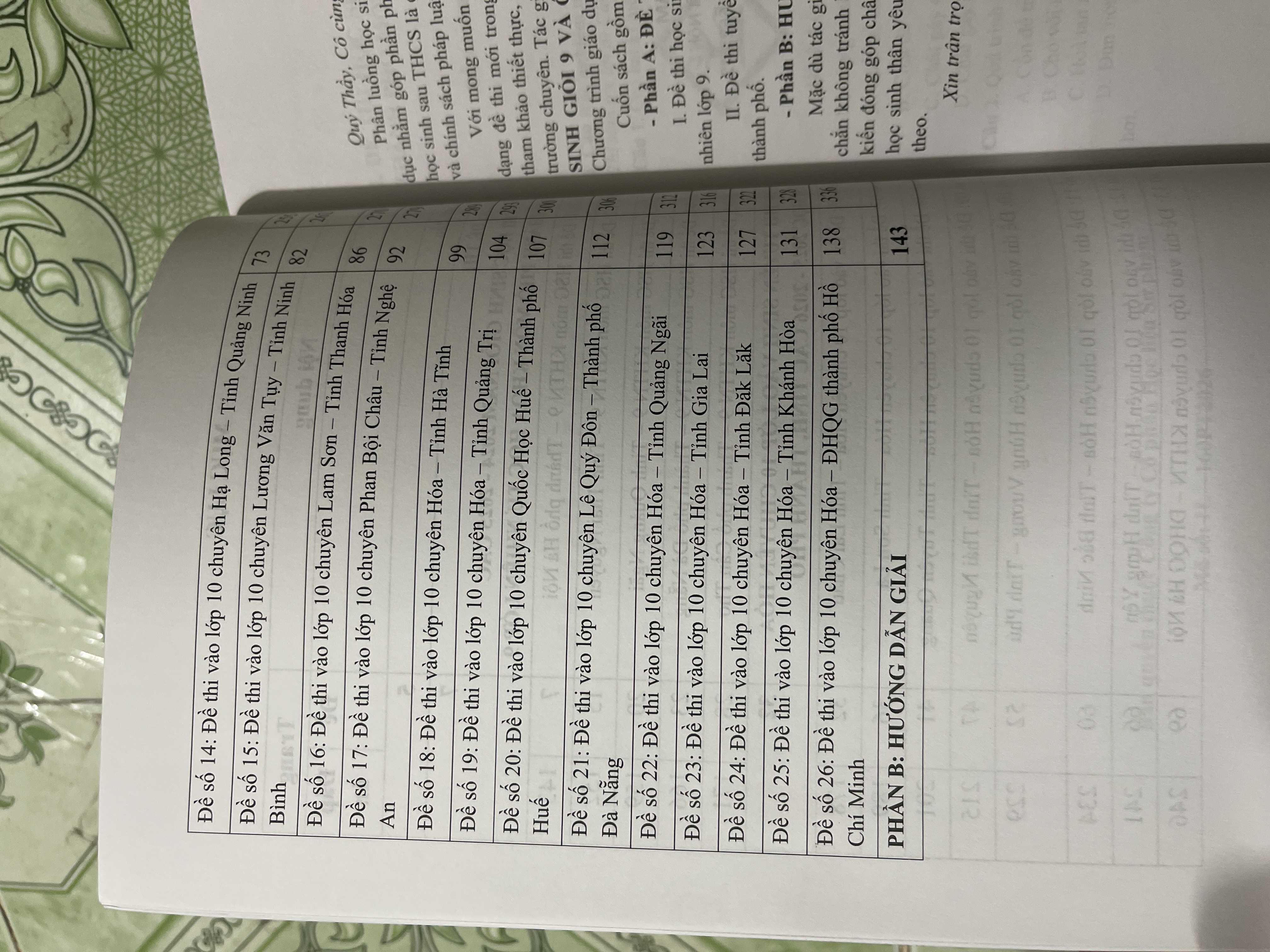 Sách - bộ đề và đáp án thi học sinh giỏi 9 và ôn thi vào lớp 10 chuyên hoá