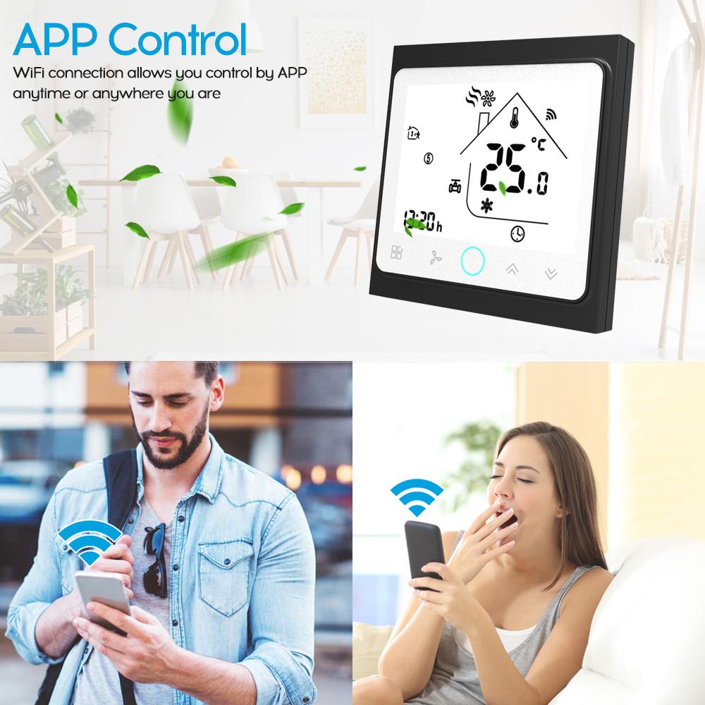 Bộ Điều Khiển Nhiệt Độ Thông Minh Wifi-Fi Kỹ Thuật Số Điều Khiển Bằng Giọng Nói