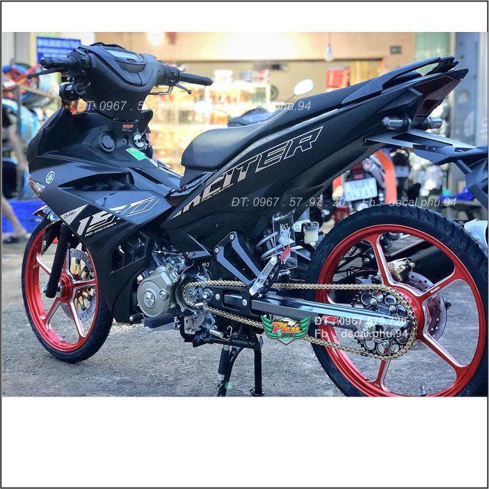 Tem rời Exciter 150 Đen nhám Mẫu 2020 -1