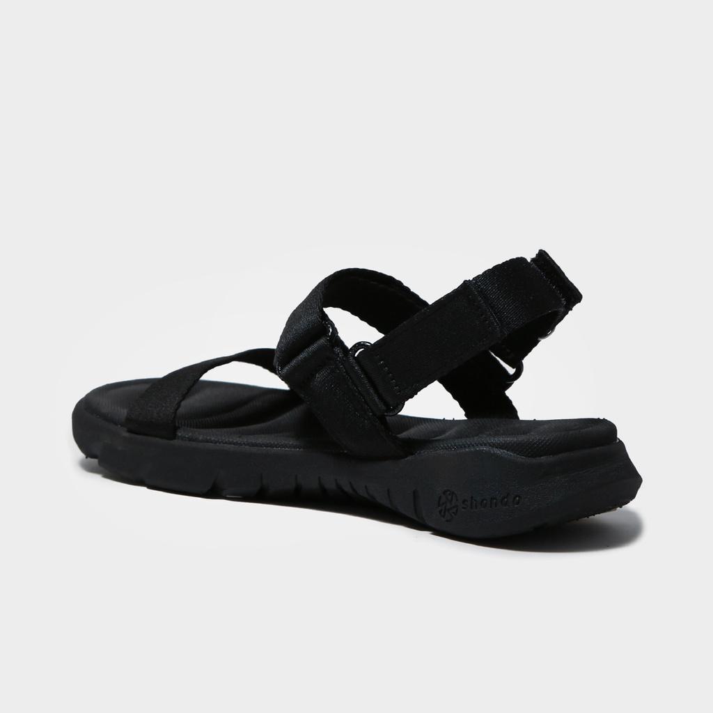 Giày Sandal Nữ Nam SHONDO F6 Sport Đen Trắng - Đế Phylon Siêu Nhẹ, Thấm Hút Mồ Hôi Tốt, Tháo Quai Hậu Làm Dép