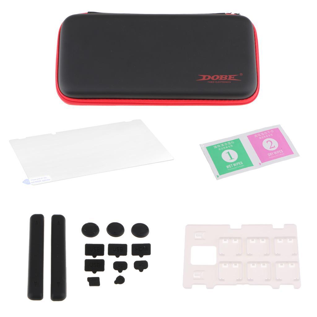 4 In 1 Protective Kit Storage Box for Nintendo Switch Hard Travel Games Case Carrying Bag