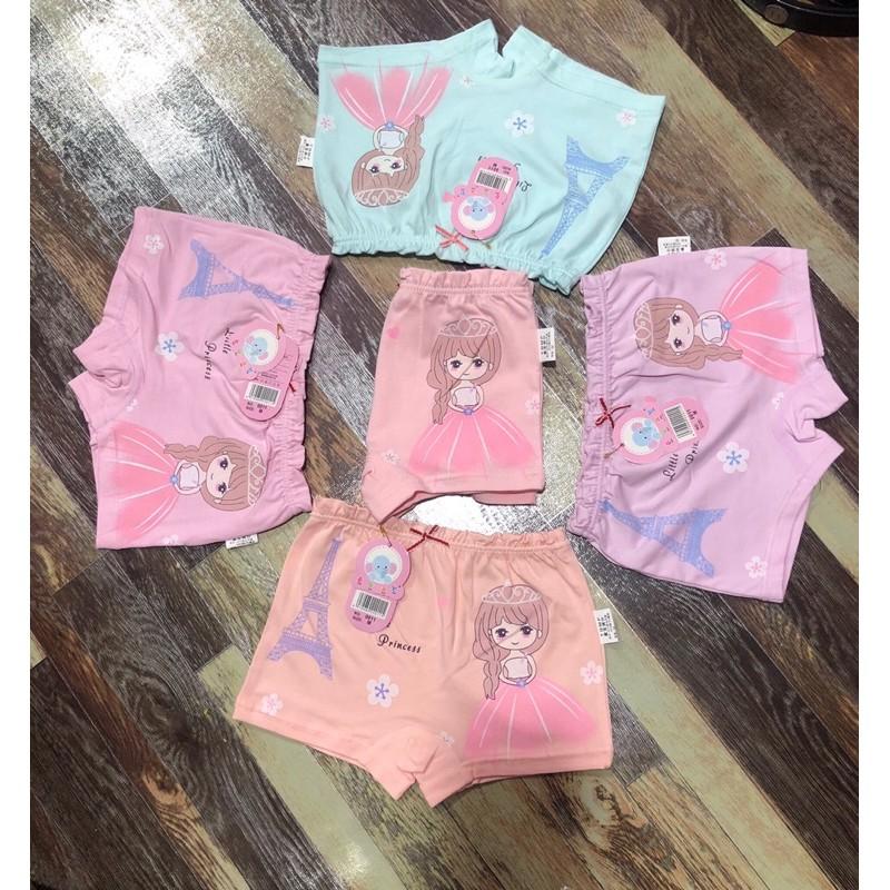 Quần chip đùi cotton co giãn cho bé gái từ 13-20kg -Loại 1
