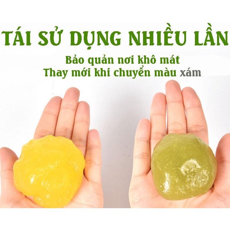 Gôm Vệ Sinh Hút Bụi Đa Năng Chất Liệu Gel Mềm Dẻo Dính Bụi Mảnh Vụn Góc Khó Lau Nội Thất, Bàn Phím, Xe Hơi, Máy Tính