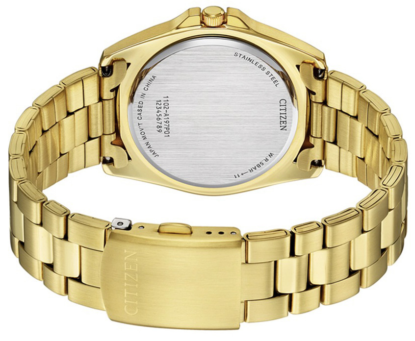 Đồng Hồ Nam Citizen Dây Thép Không Gỉ BF0583-59P - Mặt Vàng (39.4mm)