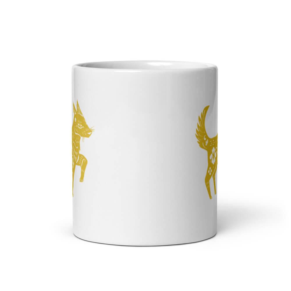 Cốc sứ hình Con Giáp Tuổi Tuất