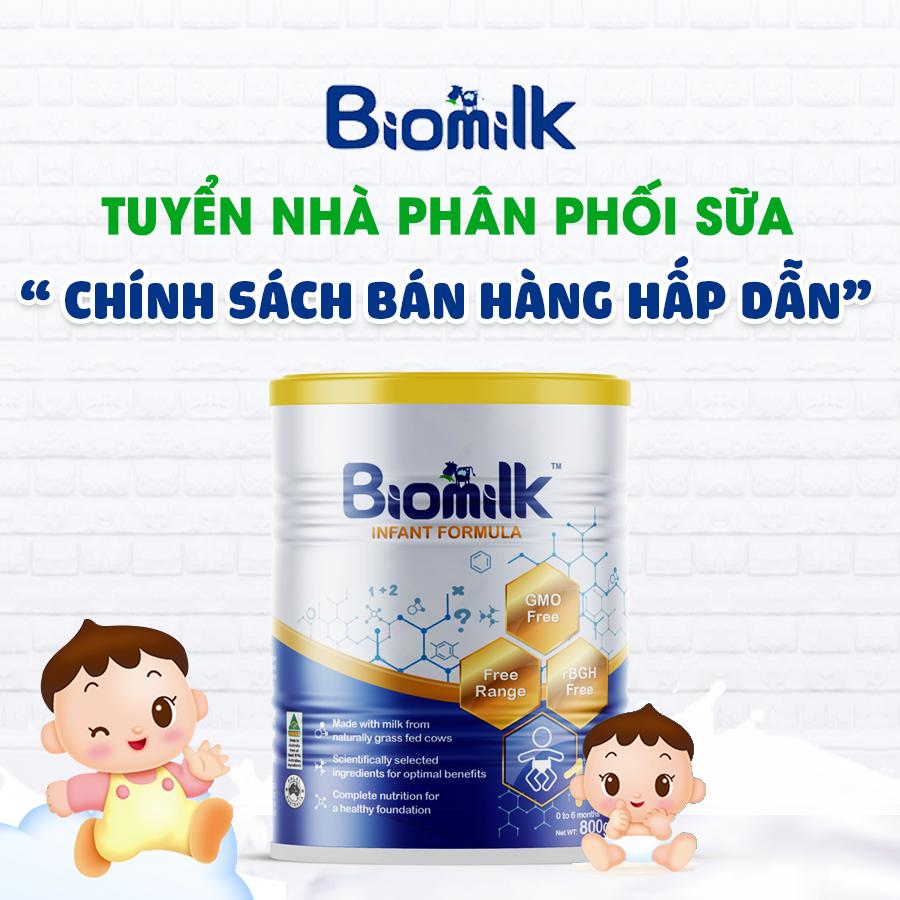 Sữa Biomilk Biomilk Infant Formula Úc Cho Bé Từ 0-6 Tháng Tuổi