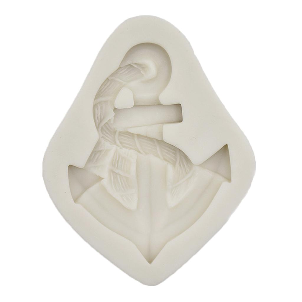 Anchor Silicone Mould DIY Bake Mold Boat Cake Chocolate Baking Sugarcraft