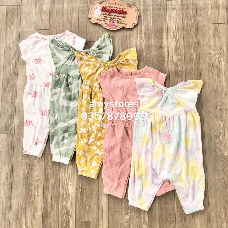 Jumsuit bé gái chất cotton mềm xuất dư
