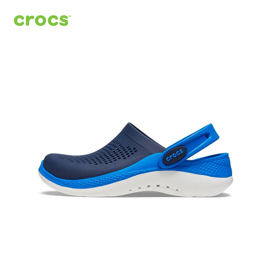 Giày lười trẻ em Crocs LiteRide 360 Clog Kid Navy/Bright Cobalt - 207021-4KB