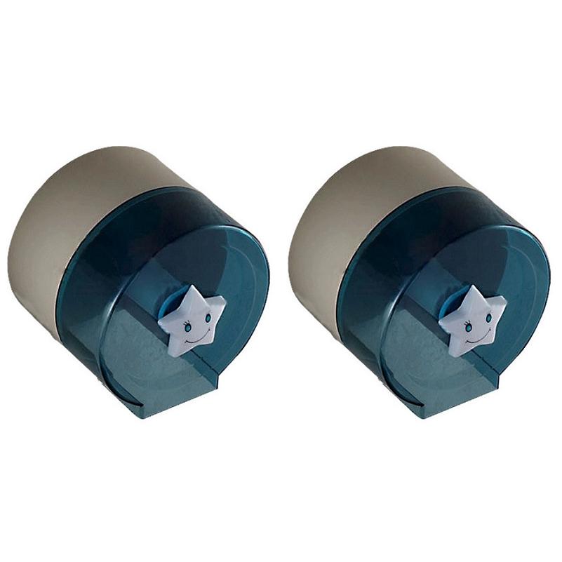 Bộ 2 Hộp đựng giấy vệ sinh gắn tường cỡ nhỏ 14 cm