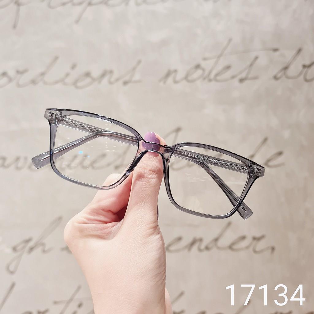 Gọng kính vuông nam nữ LILYEYEWEAR chất liệu nhựa cứng cáp phù hợp nhiều khuôn mặt 17134