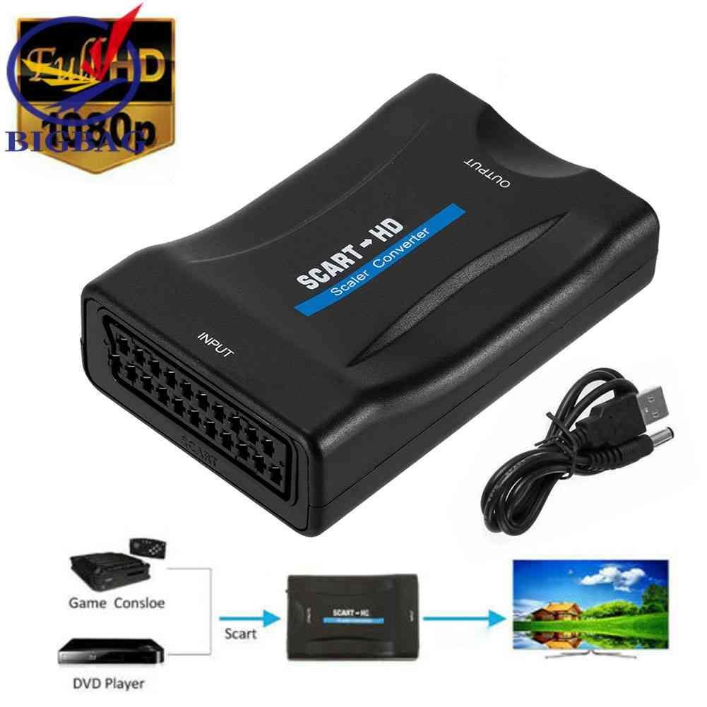 Bộ ChuyểN ĐổI Âm Thanh / Video SCART Sang HDMI 1080P