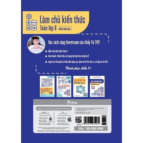 Làm chủ kiến thức Toán lớp 8 – Phần Hình học - Bản Quyền