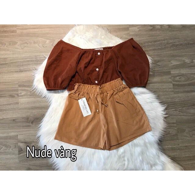 Quần Shorts Đùi Chất Đũi Mát Lạnh