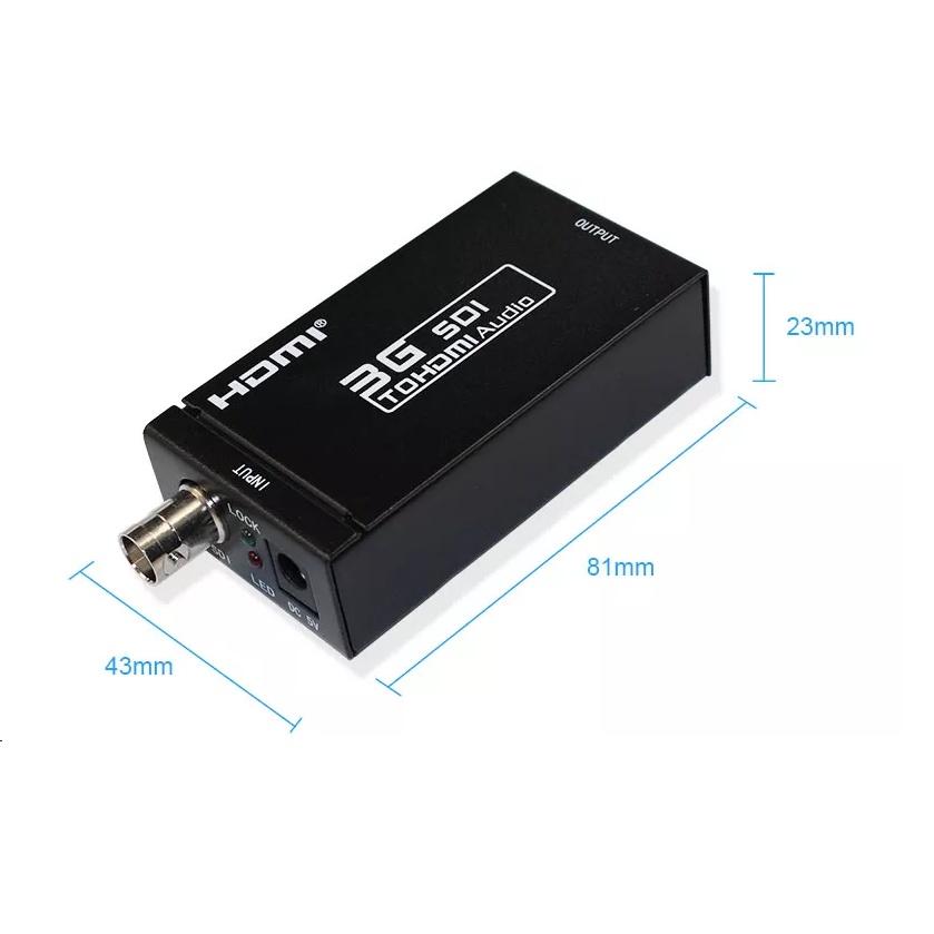 Bộ chuyển đổi SDI to HDMI hỗ trợ Full HD 1080p