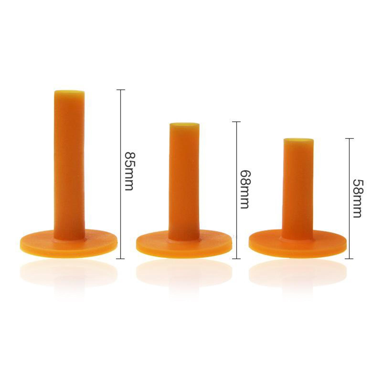 5pcs Rubber Driving Golf Tees Holder Rubber Driving Range Practice 58mm