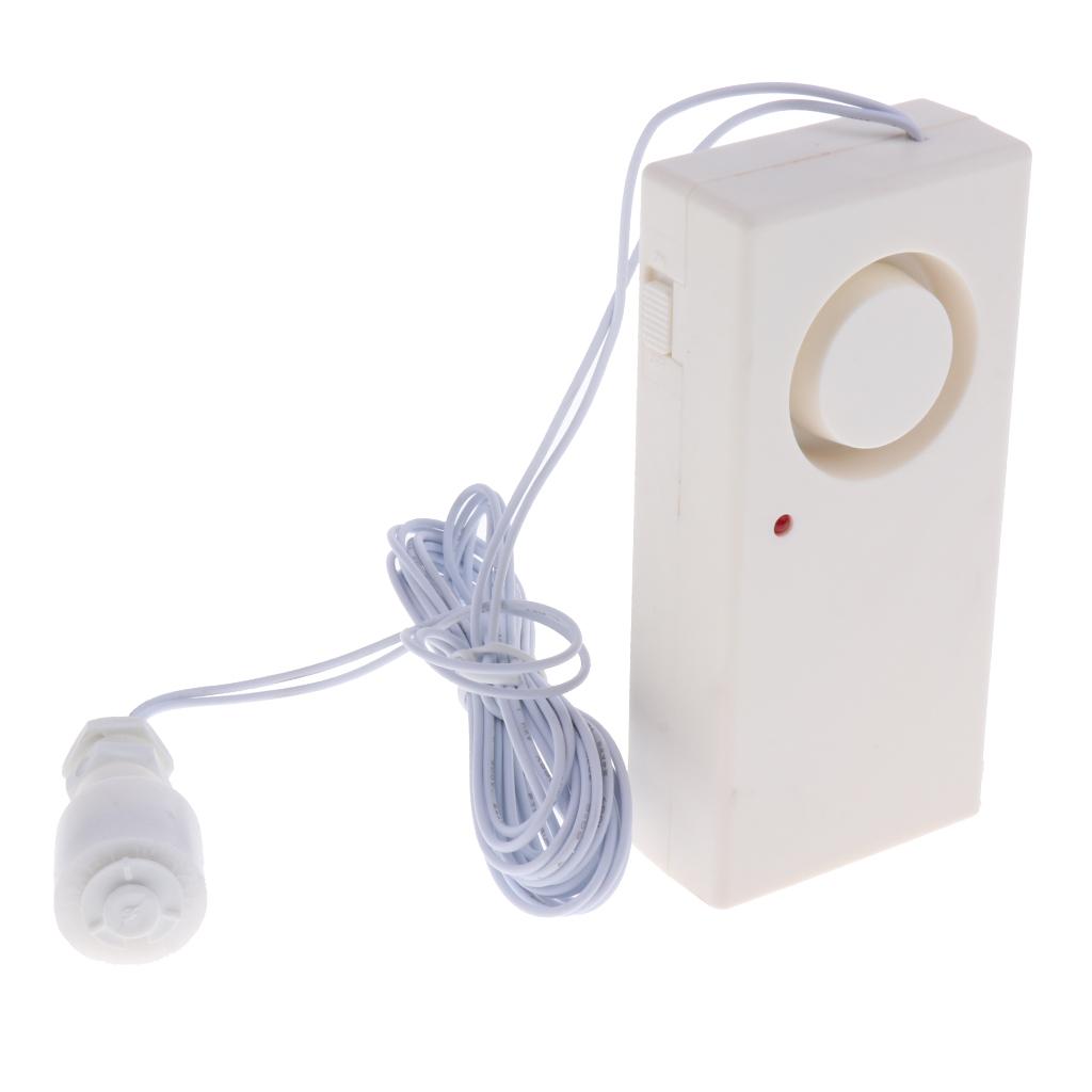 2-in-1 Wireless Water Sensor Alarm Water LeakOverflow Detector Dry Sensor