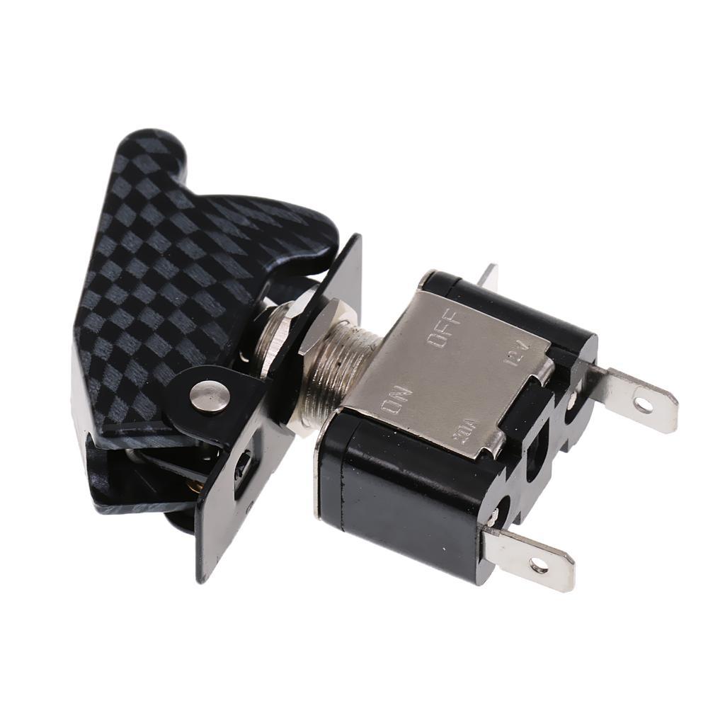 5 Pieces DC 12V 20A Rocker Toggle with
