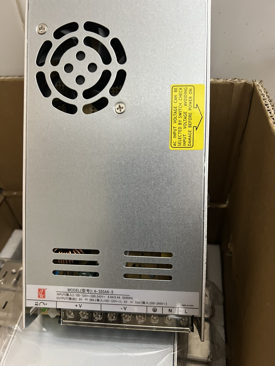 NGUỒN LED CZCL 5V 70A A-350AK-5