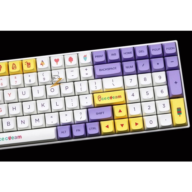 Set Keycap XDA Icream 139 nút cho bàn phím cơ