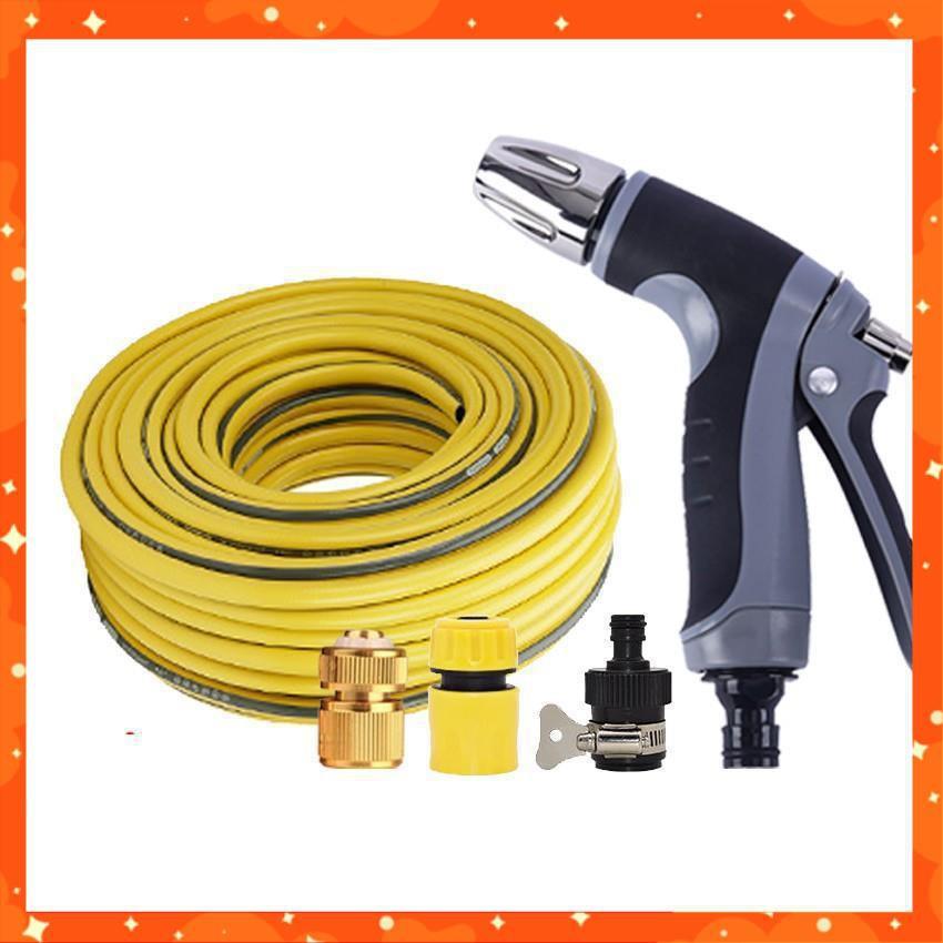 Bộ dây và vòi xịt rửa xe tưới cây tăng áp 20M 206817