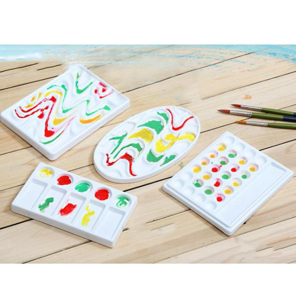 Plastic Paint Palette Paint Tray for Watercolor Acrylic Oil Painting
