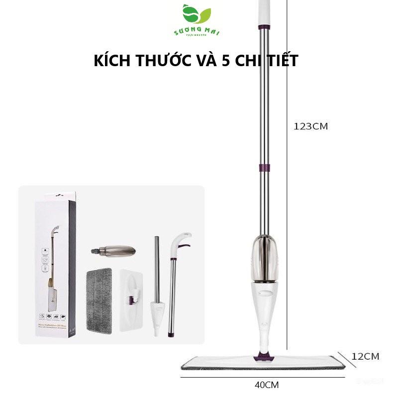 Cây Lau Nhà Phun Nước Xoay 360 Độ