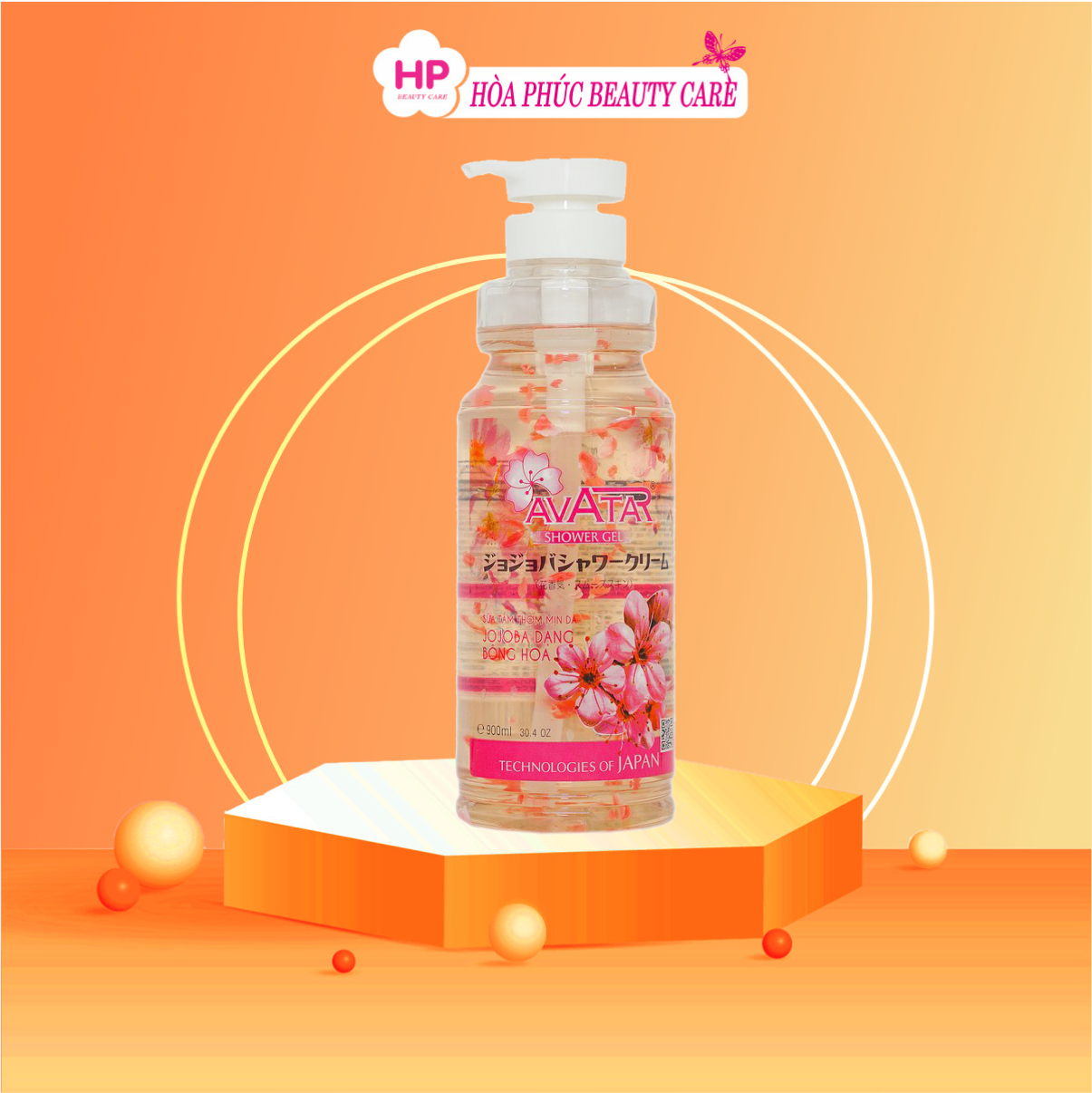 Sữa Tắm Avatar Thơm Mịn Da Hương Nước Hoa (Chai 900ml)