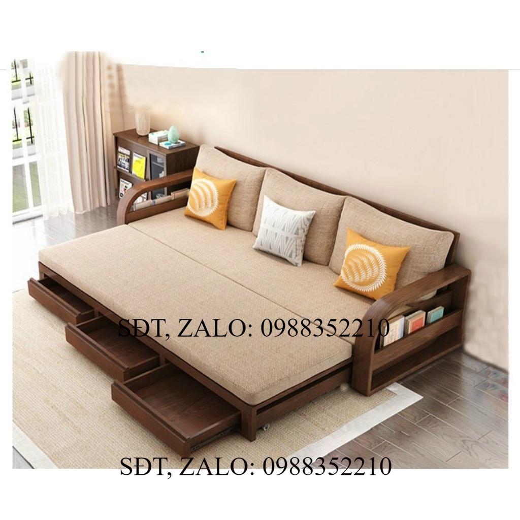 Ghế sofa giường thông minh gỗ sồi giá tốt SF2T1