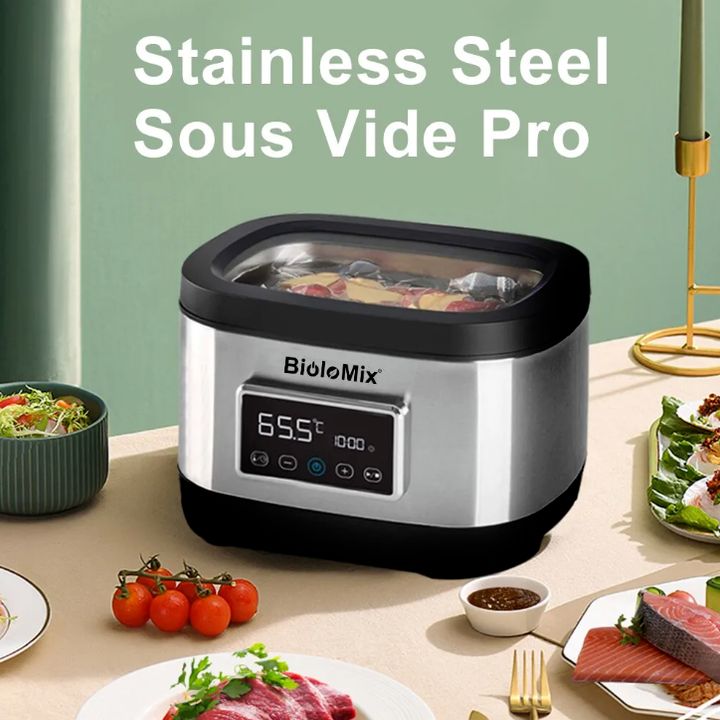 Máy nấu chậm Sous Vide BioloMix LS-SV03A thế hệ thứ 6 - Hàng nhập khẩu chính hãng