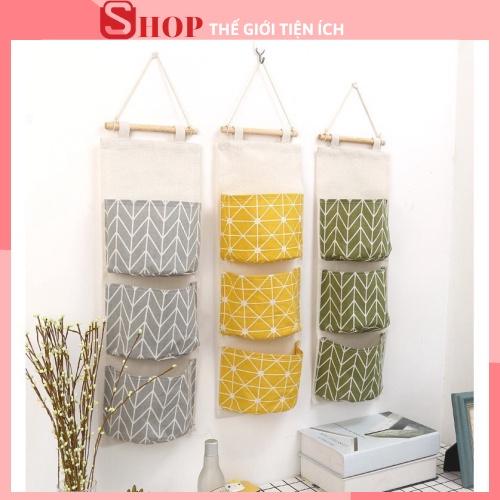 Túi treo tường 3 ngăn đựng đồ tiện dụng 2355 THẾ GIỚI TIỆN ÍCH
