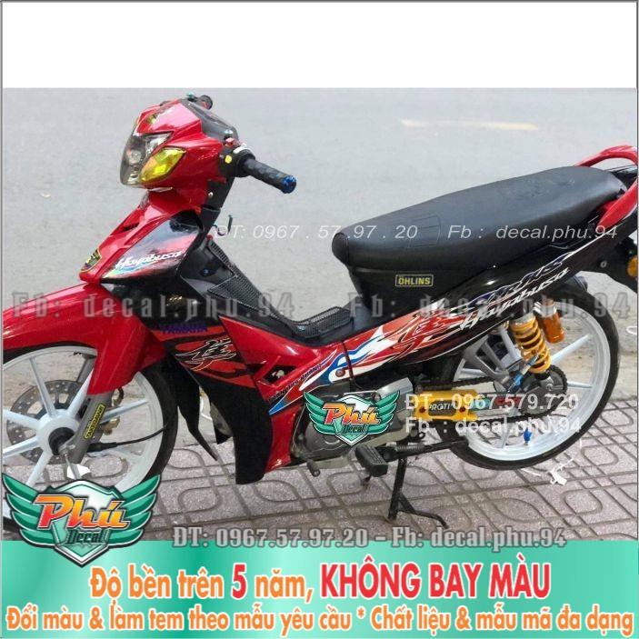Tem rời Sirius đỏ đen Hayabusa