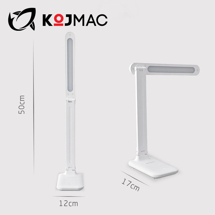 Đèn Học Để Bàn Siêu Sáng KOJMAC Desk Lamp Led Light Smart - Hàng Nhập Khẩu ( Cao Cấp Nhiều Mẫu Size Tùy Chọn, 3 Chế Độ Trắng Ấm Vàng, Thiết Kế Thông Minh Xếp Gọn, Chống Cận Thị Đèn Đọc Sách Tủ Đầu Giường Ngủ ... sạc Pin USB )