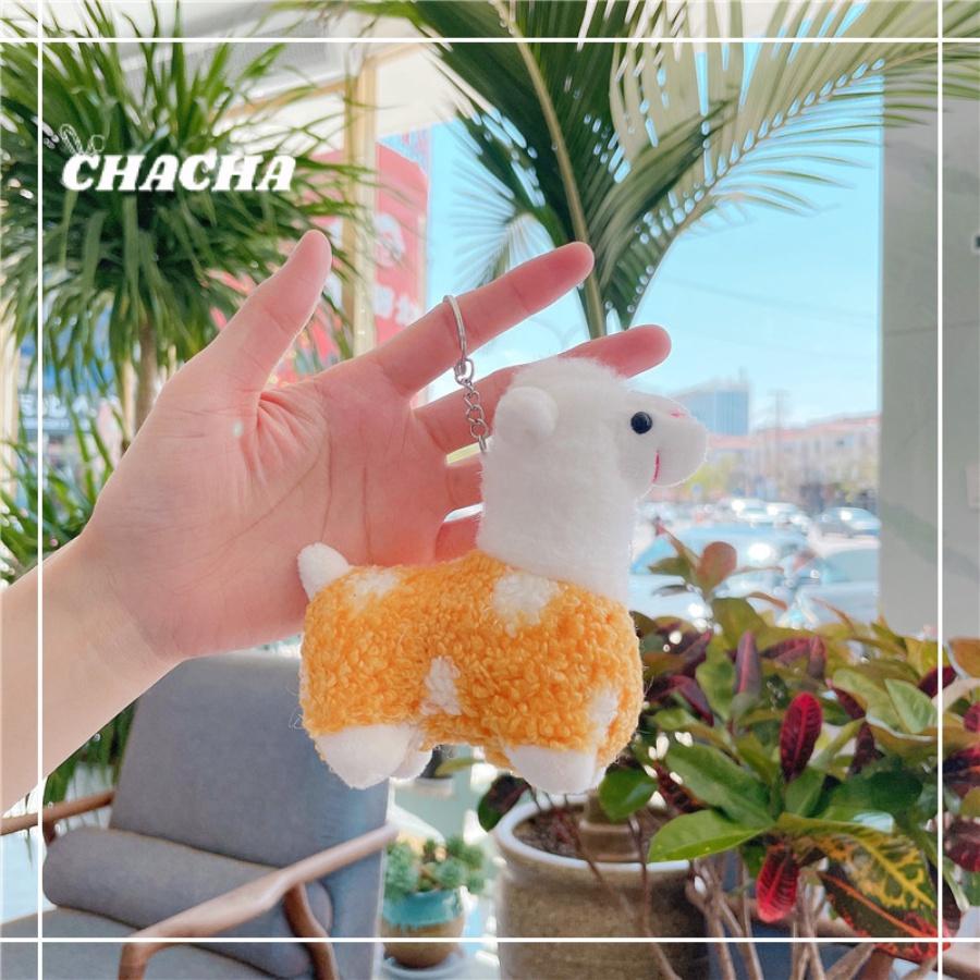 Móc khóa hình Lạc đà Alpaca nhồi bông cute treo balo túi xách siêu dễ thương Chacha Sweet