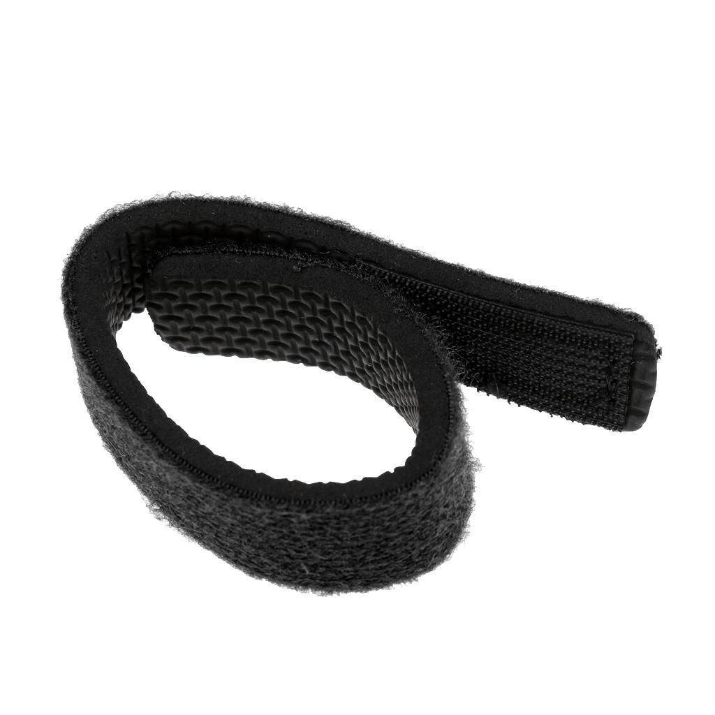 4pcs Fishing Rod Belts Wrap Bands Pole Straps Ties Pole Holders Red & Black