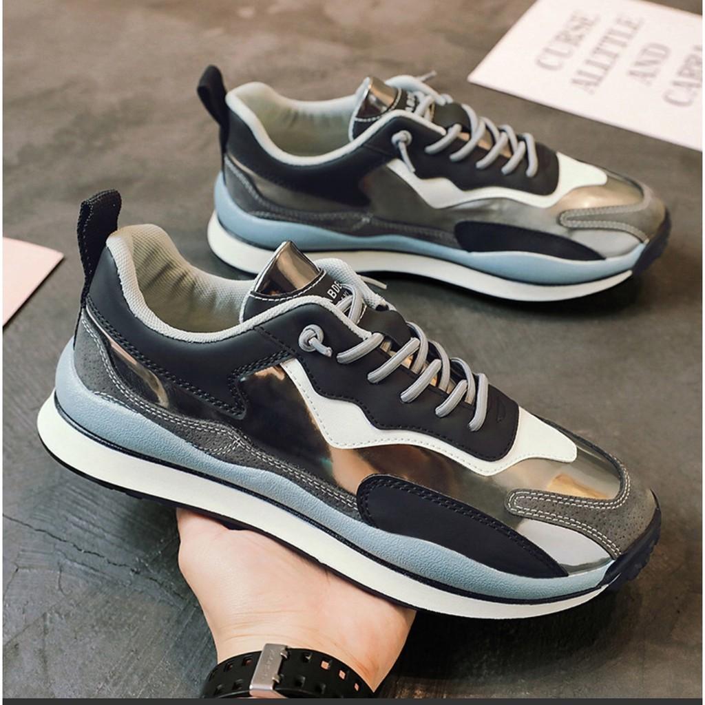Giày Thể Thao Nam Tăng Chiều Cao, Phối Màu, Thời Trang Trẻ Trung, Cực Ngầu, Hot Trend - S110