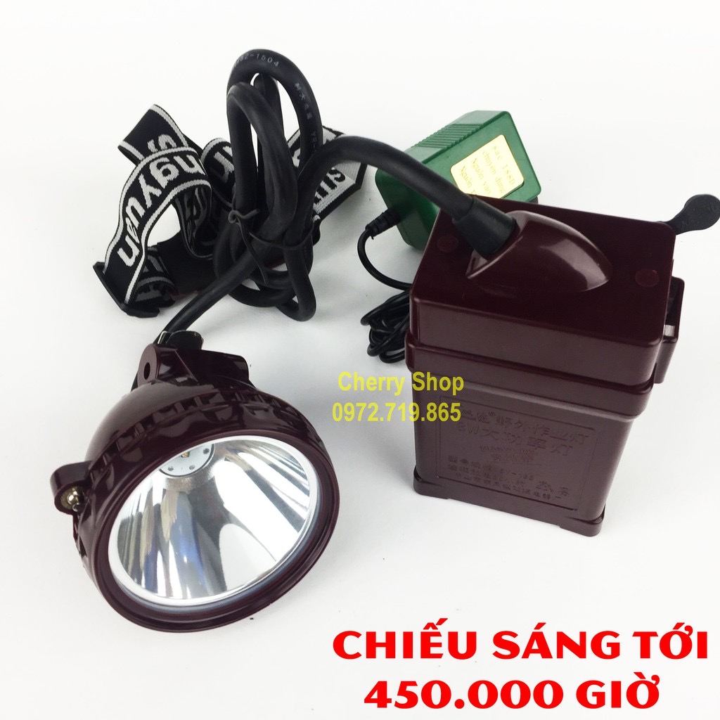 Đèn đeo đầu 188 siêu sáng dùng soi ếch đi rừng ...