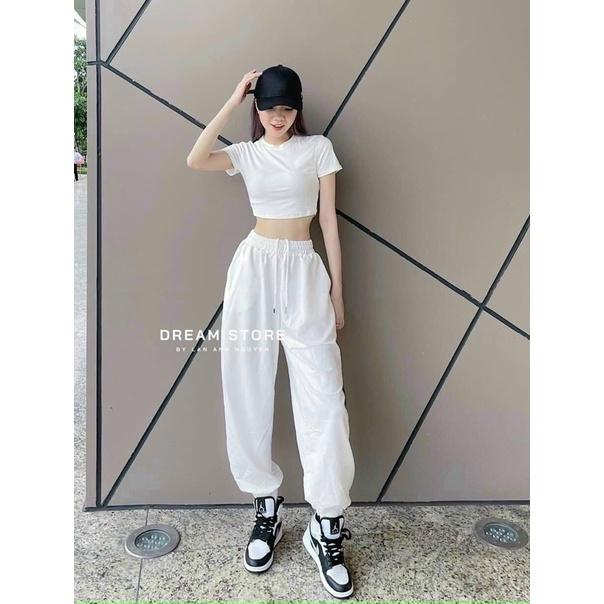 Quần nỉ ống BOOM Unisex - Jogger thun trơn cạp chun dáng rộng, mặc ở nhà đi ngủ ulzzang HOT