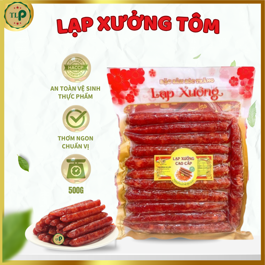 LẠP XƯỞNG TÔM TÂN LỘC PHÁT BỊCH 500G