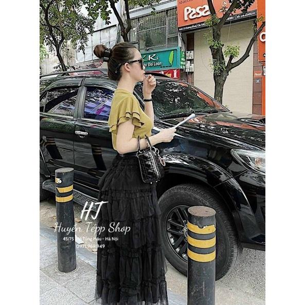 CHÂN VÁY VOAN NHIỀU TẦNG