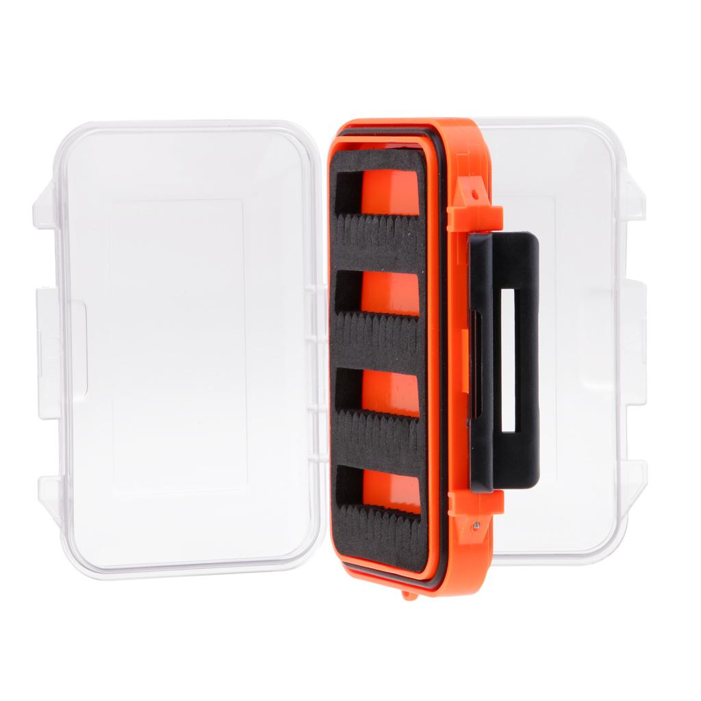 Double Sided Fly Fly Box Slit Bọt Fly Fishing Hook Jigs Storage Case