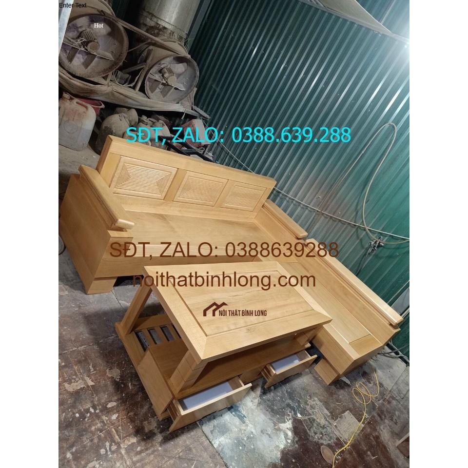 Bộ bàn ghế gỗ sồi Mỹ cao cấp