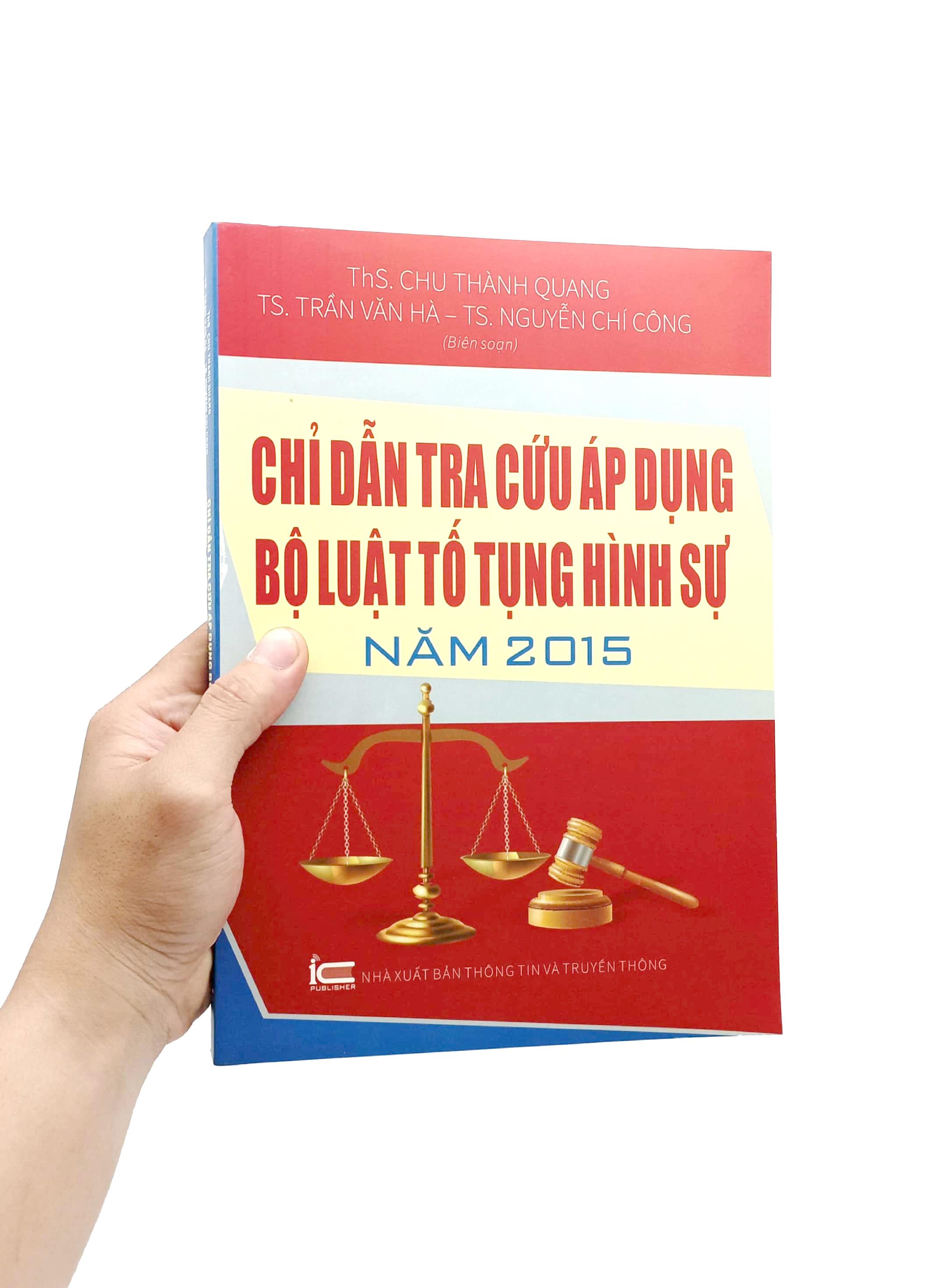 Chỉ Dẫn, Tra Cứu Áp Dụng Bộ Luật Tố Tụng Hình Sự Năm 2015