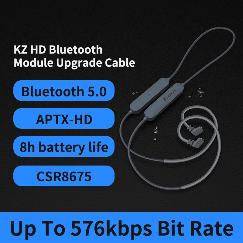 Cáp Bluetooth 5.0 APTX HD chính hãng KZ