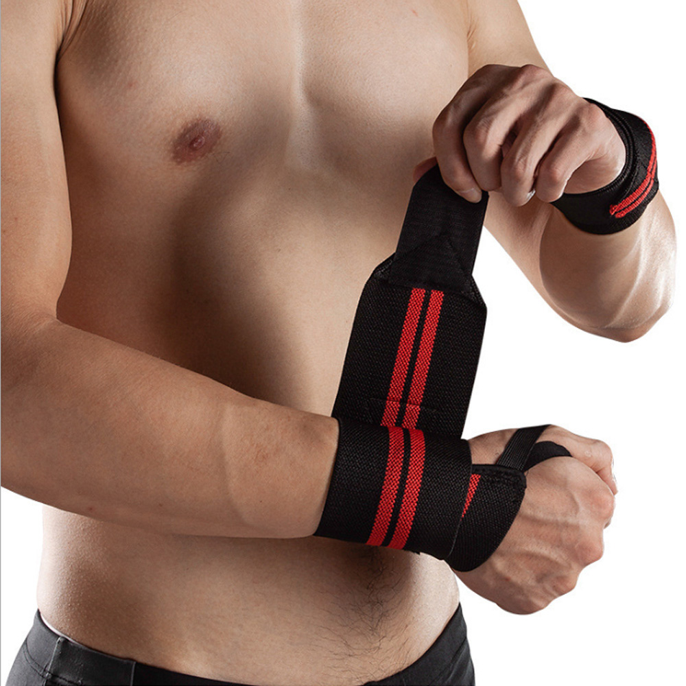 Quấn cổ tay tập GYM, Băng bảo vệ cổ tay Aolikes mẫu 2 vạch